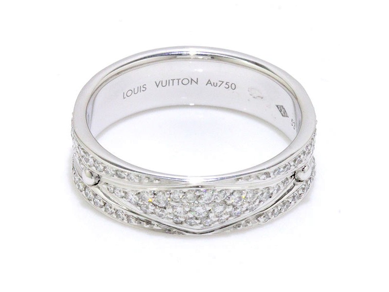 Louis Vuitton 18K White Gold & Diamond Ring | Louis Vuitton | Buy at TrueFacet